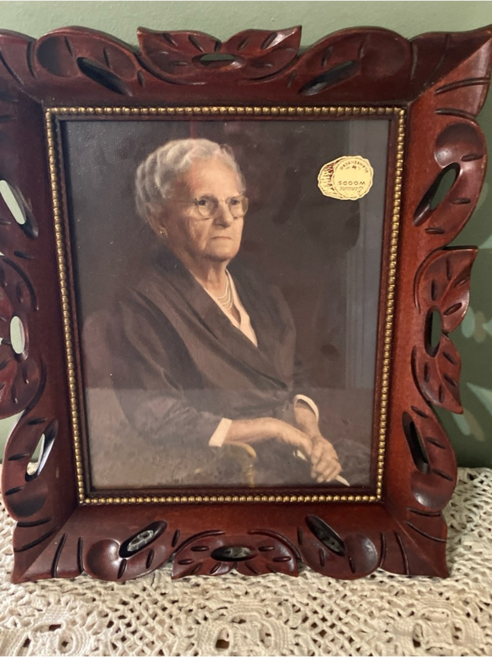 Vintage Blankenberg Wood Picture Frame Hand Carved 8 X 10 Slotted